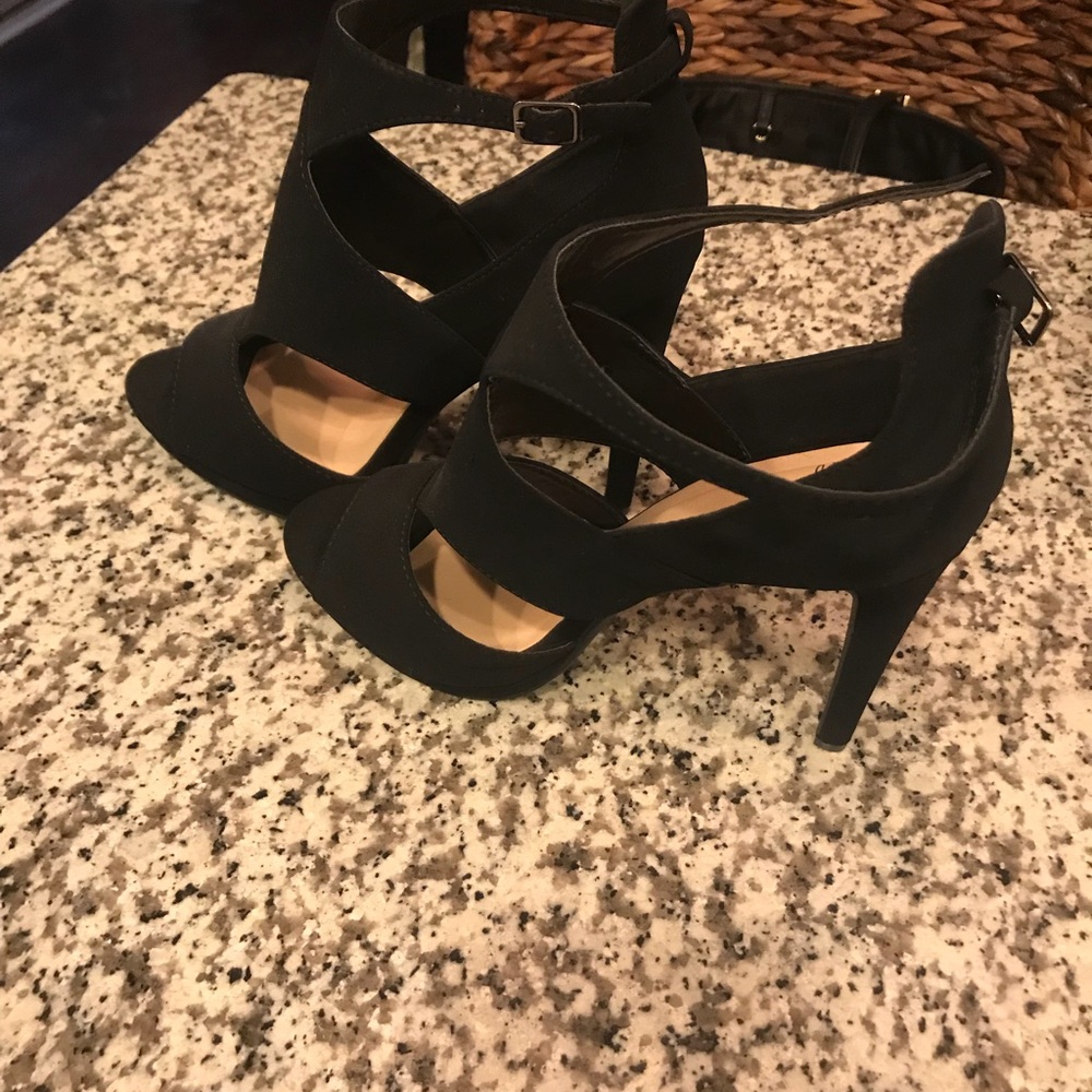 Black heels